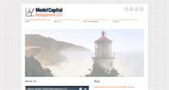 Desktop Screenshot of modelcapital.com